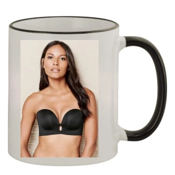 Emanuela de Paula 11oz Colored Rim & Handle Mug