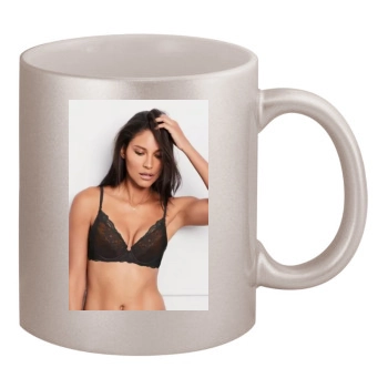 Emanuela de Paula 11oz Metallic Silver Mug