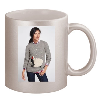 Emanuela de Paula 11oz Metallic Silver Mug