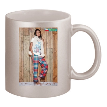 Emanuela de Paula 11oz Metallic Silver Mug