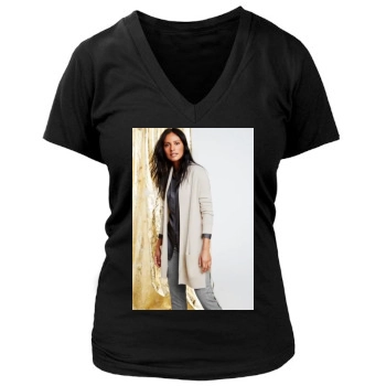 Emanuela de Paula Women's Deep V-Neck TShirt