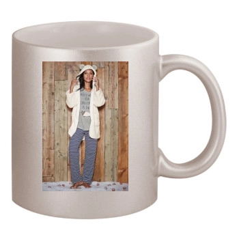 Emanuela de Paula 11oz Metallic Silver Mug