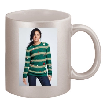 Emanuela de Paula 11oz Metallic Silver Mug