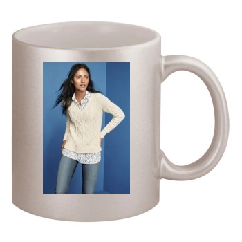 Emanuela de Paula 11oz Metallic Silver Mug