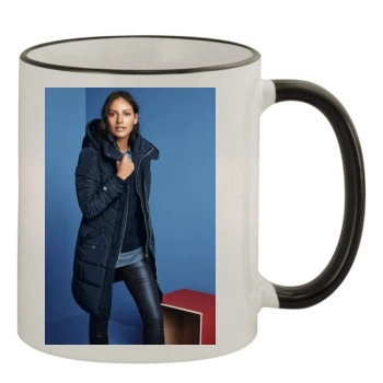 Emanuela de Paula 11oz Colored Rim & Handle Mug