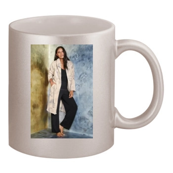 Emanuela de Paula 11oz Metallic Silver Mug