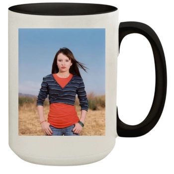 Emily Browning 15oz Colored Inner & Handle Mug