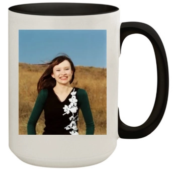 Emily Browning 15oz Colored Inner & Handle Mug