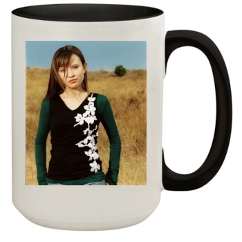 Emily Browning 15oz Colored Inner & Handle Mug