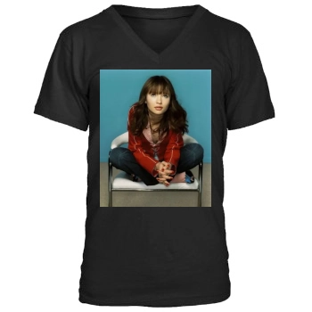 Emily Browning Men's V-Neck T-Shirt