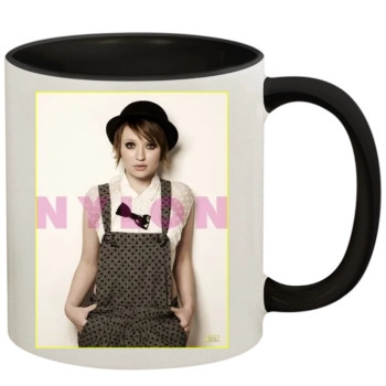 Emily Browning 11oz Colored Inner & Handle Mug