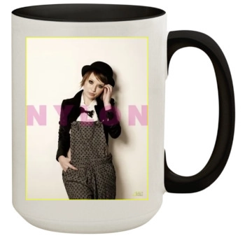 Emily Browning 15oz Colored Inner & Handle Mug