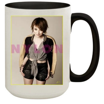 Emily Browning 15oz Colored Inner & Handle Mug