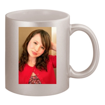 Emily Browning 11oz Metallic Silver Mug