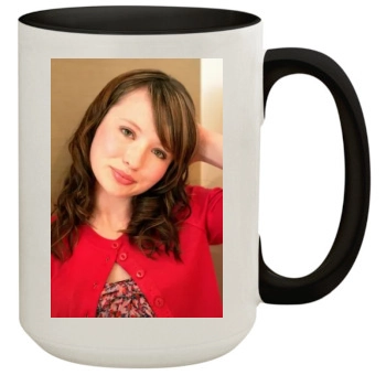 Emily Browning 15oz Colored Inner & Handle Mug