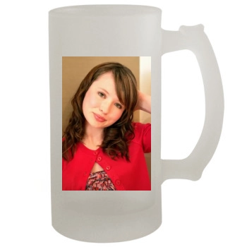 Emily Browning 16oz Frosted Beer Stein