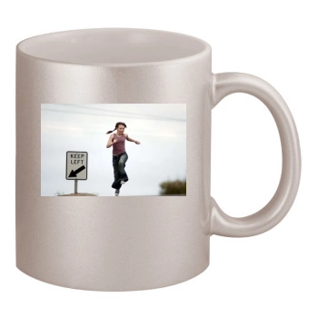 Emily Browning 11oz Metallic Silver Mug