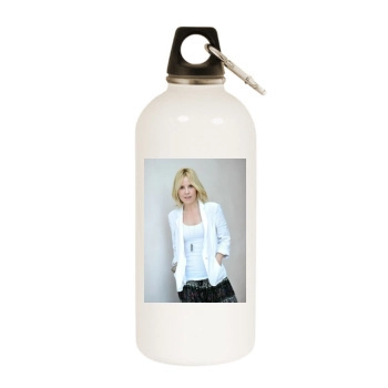 Emma Caulfield White Water Bottle With Carabiner