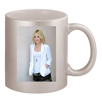 Emma Caulfield 11oz Metallic Silver Mug