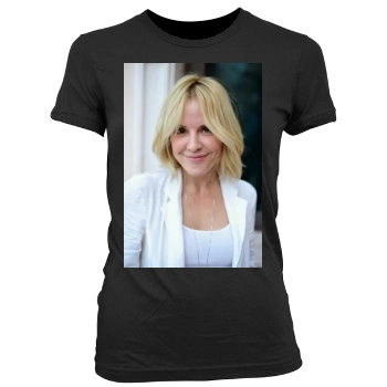 Emma Caulfield Women's Junior Cut Crewneck T-Shirt