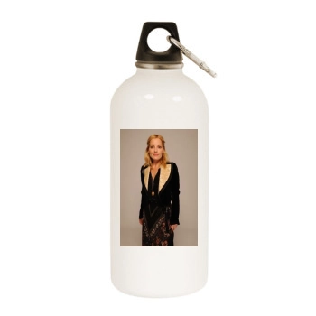 Emma Caulfield White Water Bottle With Carabiner