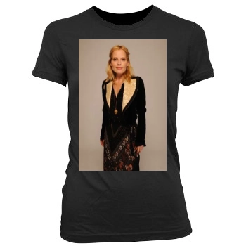 Emma Caulfield Women's Junior Cut Crewneck T-Shirt