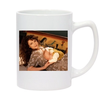 Emma Samms 14oz White Statesman Mug