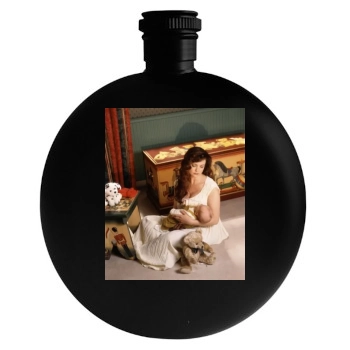 Emma Samms Round Flask