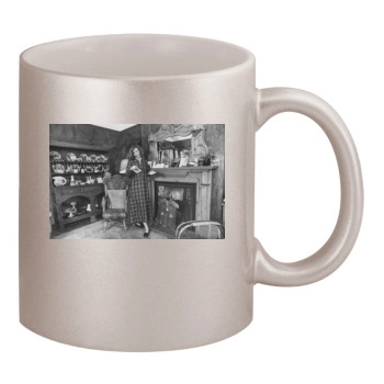 Emma Thompson 11oz Metallic Silver Mug