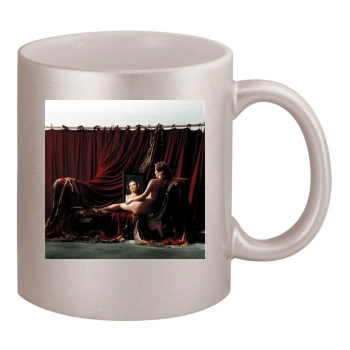 Emma Thompson 11oz Metallic Silver Mug