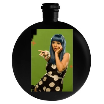 Christina Aguilera Round Flask