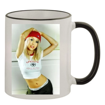 Christina Aguilera 11oz Colored Rim & Handle Mug