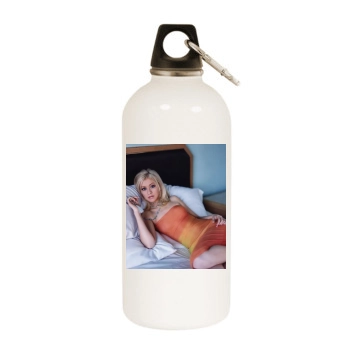 Christina Aguilera White Water Bottle With Carabiner