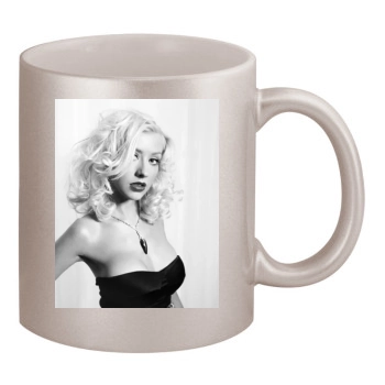 Christina Aguilera 11oz Metallic Silver Mug