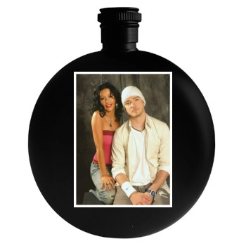 Christina Aguilera Round Flask