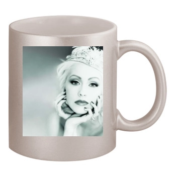 Christina Aguilera 11oz Metallic Silver Mug