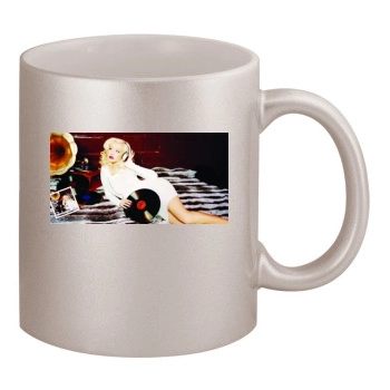 Christina Aguilera 11oz Metallic Silver Mug