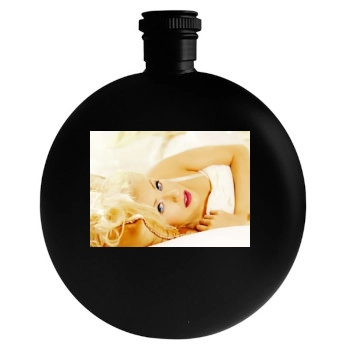 Christina Aguilera Round Flask