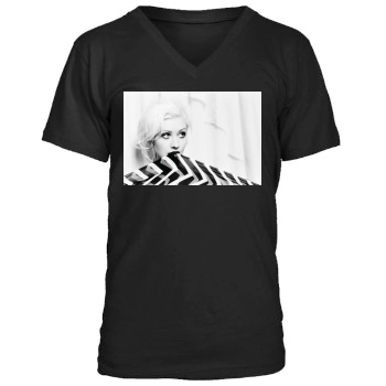 Christina Aguilera Men's V-Neck T-Shirt