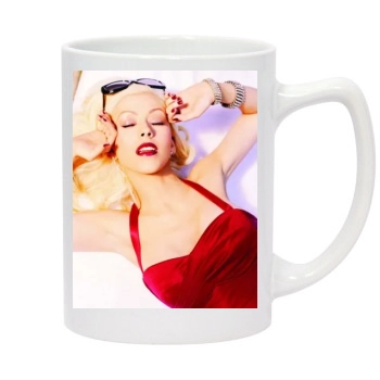 Christina Aguilera 14oz White Statesman Mug