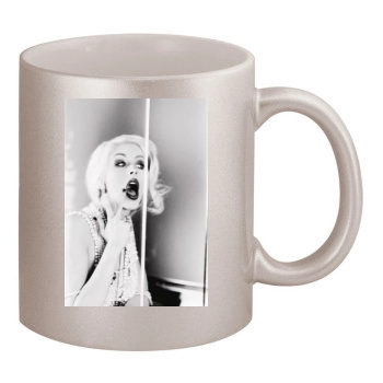 Christina Aguilera 11oz Metallic Silver Mug