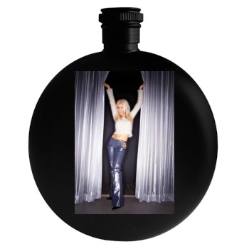 Christina Aguilera Round Flask