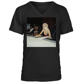 Christina Aguilera Men's V-Neck T-Shirt