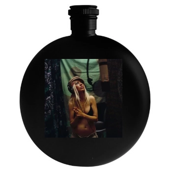 Christina Aguilera Round Flask