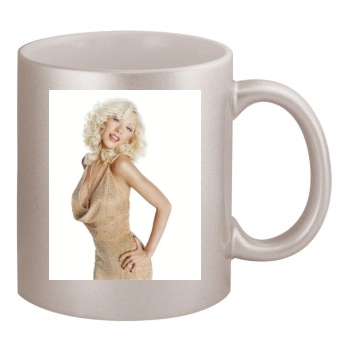 Christina Aguilera 11oz Metallic Silver Mug