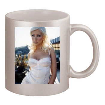 Christina Aguilera 11oz Metallic Silver Mug