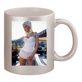 Christina Aguilera 11oz Metallic Silver Mug