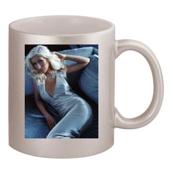 Christina Aguilera 11oz Metallic Silver Mug