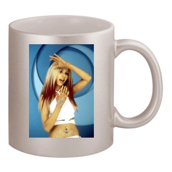 Christina Aguilera 11oz Metallic Silver Mug