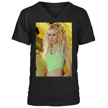 Christina Aguilera Men's V-Neck T-Shirt